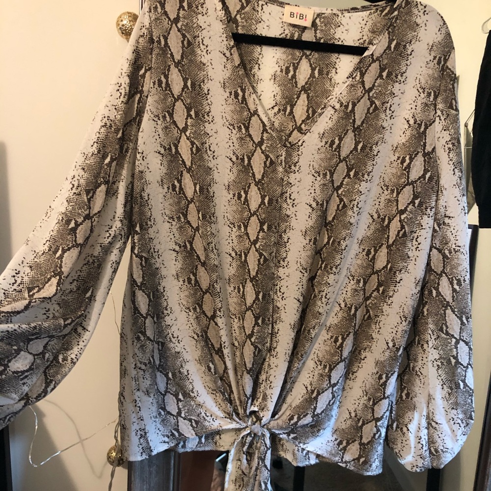 Snake print shirt